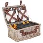 Personalised Cooler Picnic Hamper For Four, thumbnail 2 of 12