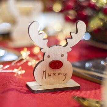 Freestanding Rudolph Christmas Table Place Settings, 2 of 4