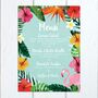 Tropical Palms Wedding Stationery, thumbnail 8 of 11