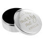 Personalised Will You Marry Me Ring Box, thumbnail 3 of 3