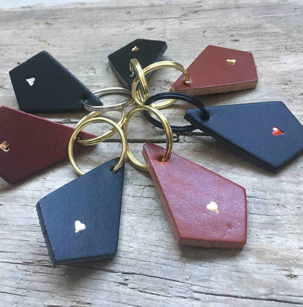 Image of Leather Keyring For Christmas