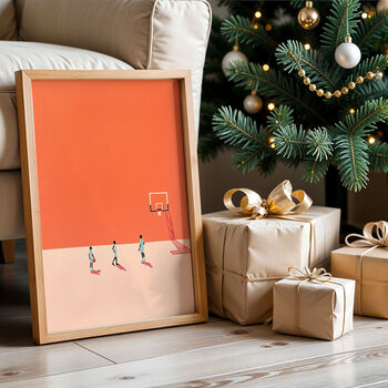 Minimalist Basketball Poster, Unframed, 2 of 10