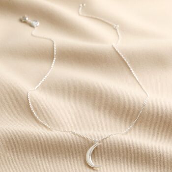 Crescent Moon Pendant Necklace, 12 of 12