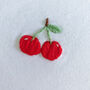 Bespoke Embroidered Fruit Linen Napkin, thumbnail 8 of 9