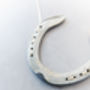 Personalised Bee And Flower Lucky Wedding Horseshoe, thumbnail 8 of 12
