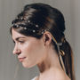 Star Swarovski Crystal Wedding Headband Hair Vine Star, thumbnail 7 of 12
