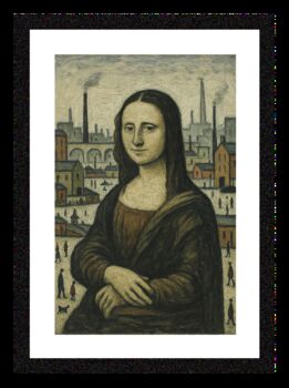 Mona Lisa New Lowry Style Version! Framed Art, 2 of 2