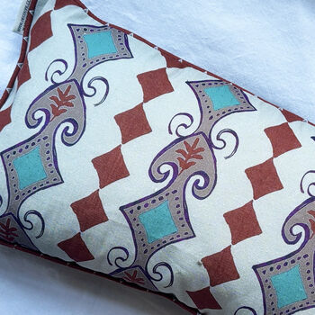 Circus Stripe Print Linen Cushion Cover, 4 of 4