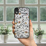 Pressed Flowers On Marble iPhone Case Personalised, thumbnail 1 of 2