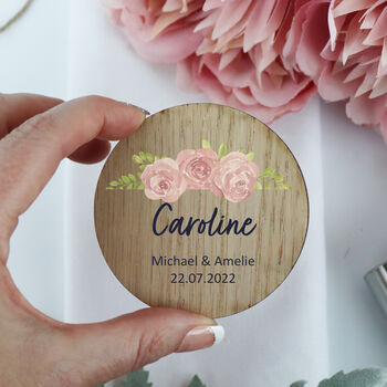 Personalised Printed Wooden Wedding Place Settings, 2 of 4