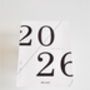 2026 Light Ivory Linen Paper A5 Planner Dashboard, thumbnail 5 of 5