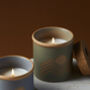 Sage Green Glazed Ceramic Candle With Eucalyptus Scent, thumbnail 1 of 2