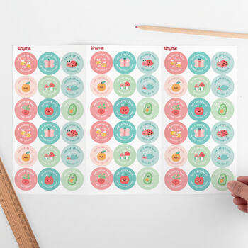 Personalised Teacher Stickers 54 Stickers, 2 of 12