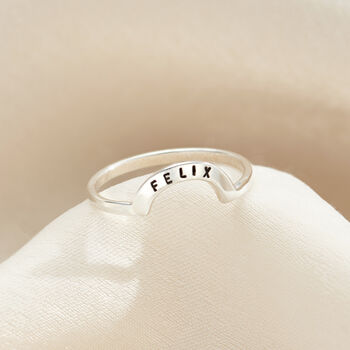 Personalised Rainbow Ring, 2 of 9
