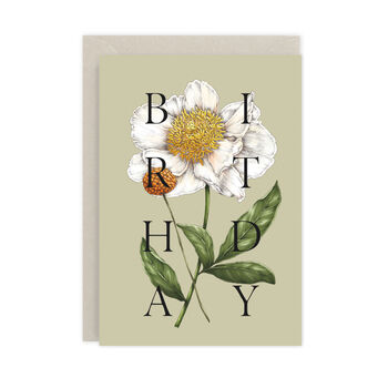 Spring Blossom 'Birthday' Botanical Card, 2 of 2