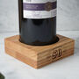 Oak Wine Bottle Holder '50 Limited Edition' | Special Gift | Milestone Birthday | Oak | Wine Gift | Age Gift | 50th, thumbnail 1 of 2