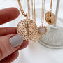 North Star Medallion Layering Necklace, thumbnail 4 of 5