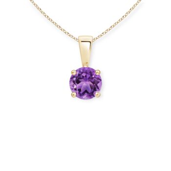 Genuine Amethyst Necklace In 9ct Gold, 5 of 12