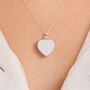 Personalised Sterling Silver Heart Urn Necklace For Ashes, thumbnail 1 of 10