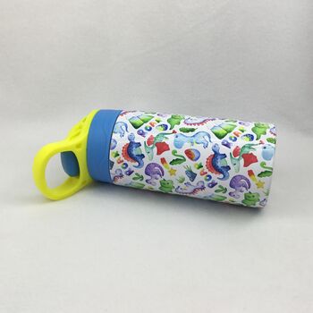 Dinosaur Personalised Insulated Kids Water Bottle, 2 of 8