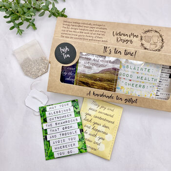 Ireland Gift: Irish Quotes Tea Giftset, 3 of 9