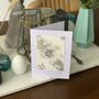 Personalised Engagement Wedding Card Original Artwork, thumbnail 2 of 12