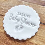 Personalised Baby Shower Icing Embosser For Cakes, thumbnail 2 of 5