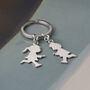 Keyring Personalised For Mum In Sterling Silver, thumbnail 3 of 6