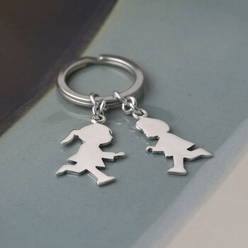 Keyring Personalised For Mum In Sterling Silver, 3 of 6