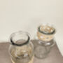 A Pair Of Vintage Rattan Glass Vases, thumbnail 3 of 4