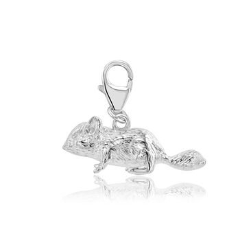 Chinchilla Charm Sterling Silver, 5 of 11