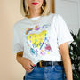 Self Love Party Illustrated T Shirt, thumbnail 3 of 5