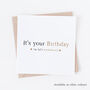 Funny Birthday Card For Her Or Him, thumbnail 3 of 3