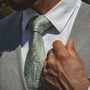 Sage Green Wedding Tie Set And Socks Groomsmen Gift, thumbnail 8 of 12