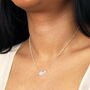Crystal Infinity Heart Pendant Necklace, thumbnail 2 of 10