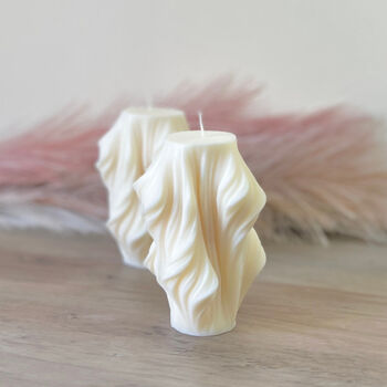 Swirl Sculptural Aesthetics Candle In Vegan Soy Wax, 7 of 10