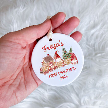 Personalised Baby's First Christmas Ornament Gift, 4 of 7