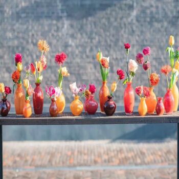 Nadiel Red Tints Budvase Set, 3 of 4