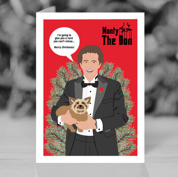 Monty Don Funny Christmas Card, 4 of 7