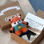 Personalised Baby Keepsake Box With Pocket Animal Toy, thumbnail 5 of 6