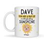 Personalised You Are A Ray Of Sunshine Mug, thumbnail 3 of 7