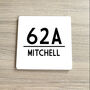 Stylish Square House Sign Number, thumbnail 9 of 10