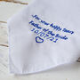 Father Of The Bride Wedding Handkerchief Gift, thumbnail 2 of 5