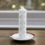 Christmas Mistletoe Advent Candle, thumbnail 1 of 4