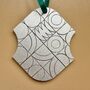 Green And Silver Christmas Decoration Ornament Set Tree Ornament, thumbnail 3 of 7