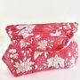 Wash Bag With Handles Flamenco Botanic Print, thumbnail 3 of 3