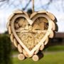 Hanging Insect Hotel Bug House Wooden Garden Ornament, thumbnail 1 of 4