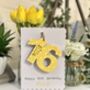 Personalised 16th Birthday Card Wooden Number Gift, thumbnail 1 of 5