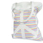 Peace Sign Cotton Tote Bag Reusable Eco Friendly, thumbnail 4 of 6