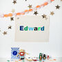 Personalised Multi Colour Name Banner Flag, thumbnail 1 of 4